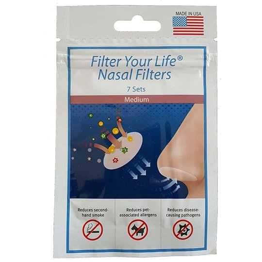confezione di filtri nasali