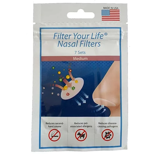 first defense nasal screens package with nose filters